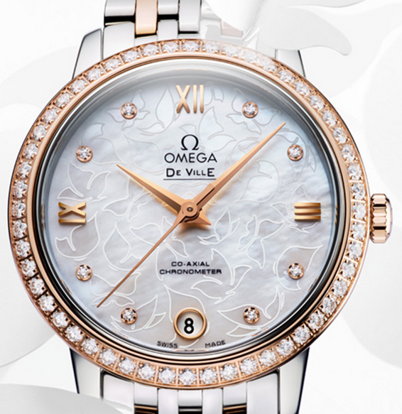 Elegant Co-Axial Omega De Ville Prestige Butterfly Fake Watches Bring Pleasure