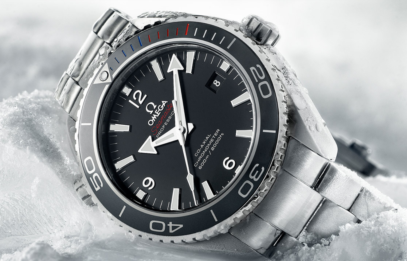 Special Black Dials Omega Seamaster Planet Ocean 600M 522.30.46.21.01.001 Copy Watches For SOCHI 2014