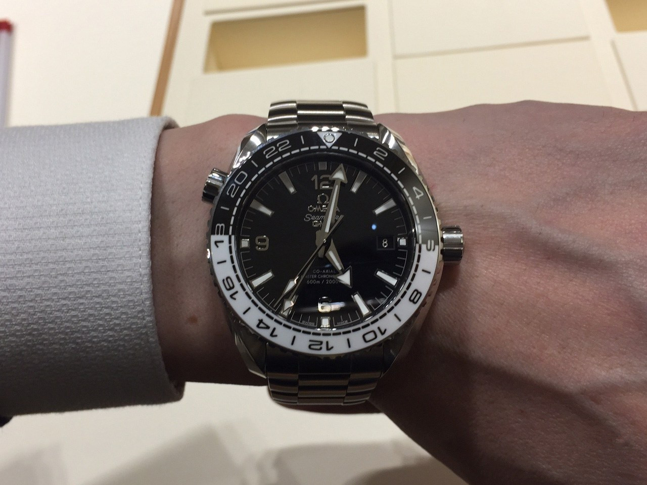 Discount Black And White Ceramic Bezels Omega Seamaster Fake Watches UK