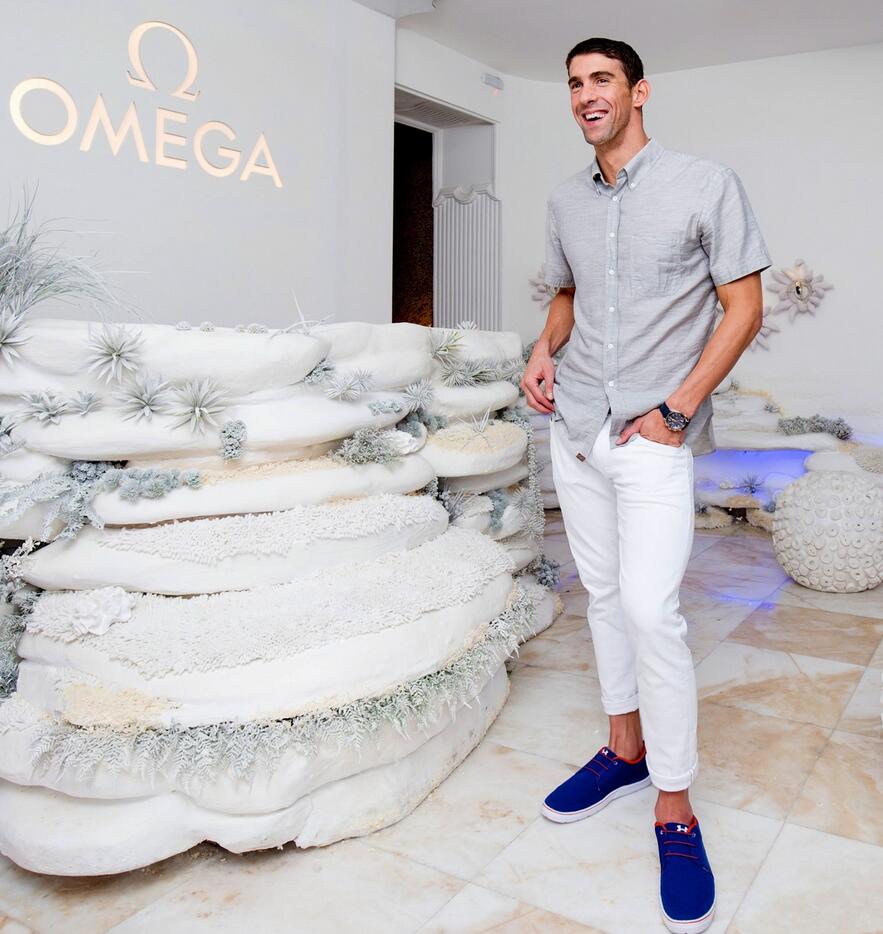 Michael Phelps’s Fashion By Showy Omega Seamaster Planet Ocean 600M 215.23.46.51.03.001 Replica UK Watches