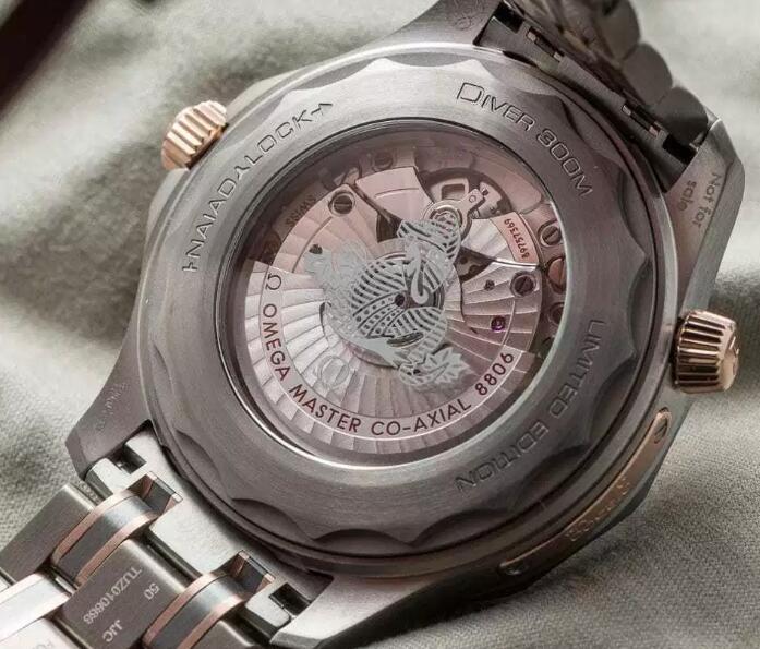 Solid Omega Seamaster Diver 300M Fake Watches Sales Introduce Tantalum Material